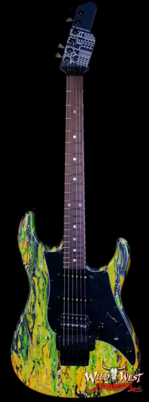 James Tyler USA Studio Elite HD-X Floyd Rose Indian Rosewood Fingerboard Toxic Shmear 7.85 lbs