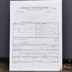 James Tyler USA Studio Elite HD HH Roasted Maple ’64 Neck Neon Green Shmear(New Color) 7.45 lbs - Image 13