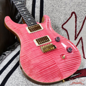 2025 Paul Reed Smith PRS Wood Library 10 Top Custom 24 East Indian Rosewood Bonnie Pink with Natural Back 7.45 lbs - Image 8