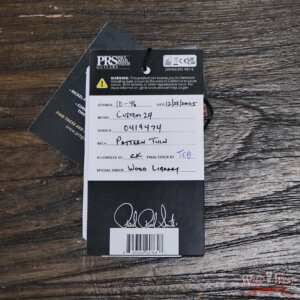 2025 Paul Reed Smith PRS Wood Library 10 Top Custom 24 East Indian Rosewood Bonnie Pink with Natural Back 7.45 lbs - Image 12